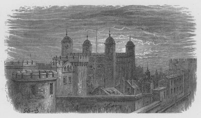 La Tour De Londres door Gustave after Dore